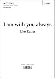 I Am with You Always SATB choral sheet music cover Thumbnail